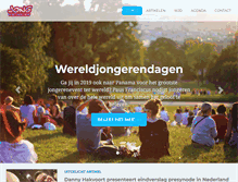 Tablet Screenshot of jongkatholiek.nl